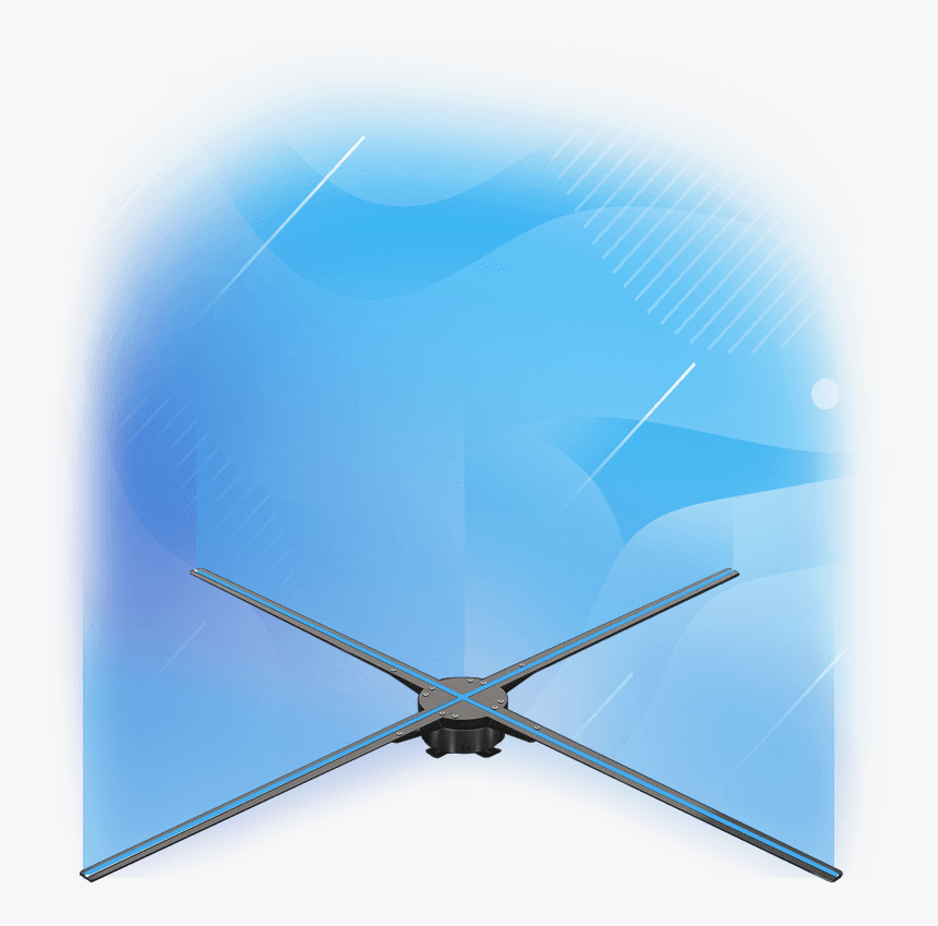 3d Rotating Holographic Display - Umbrella, HD Png Download, Free Download