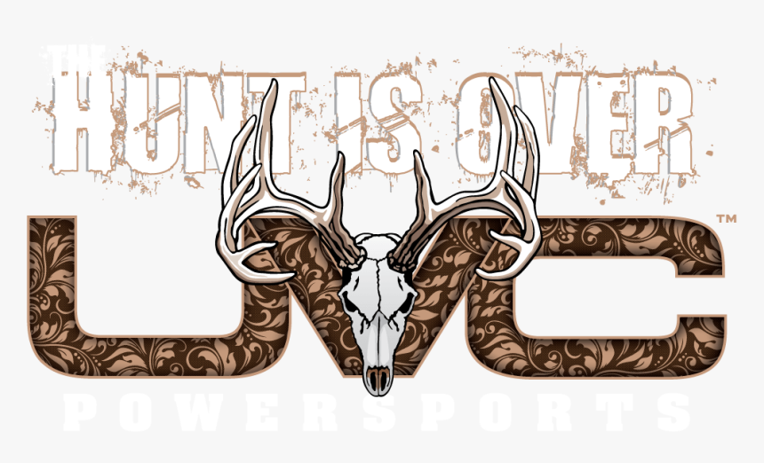 Hunting Logo Dark Background Web - Reindeer, HD Png Download, Free Download