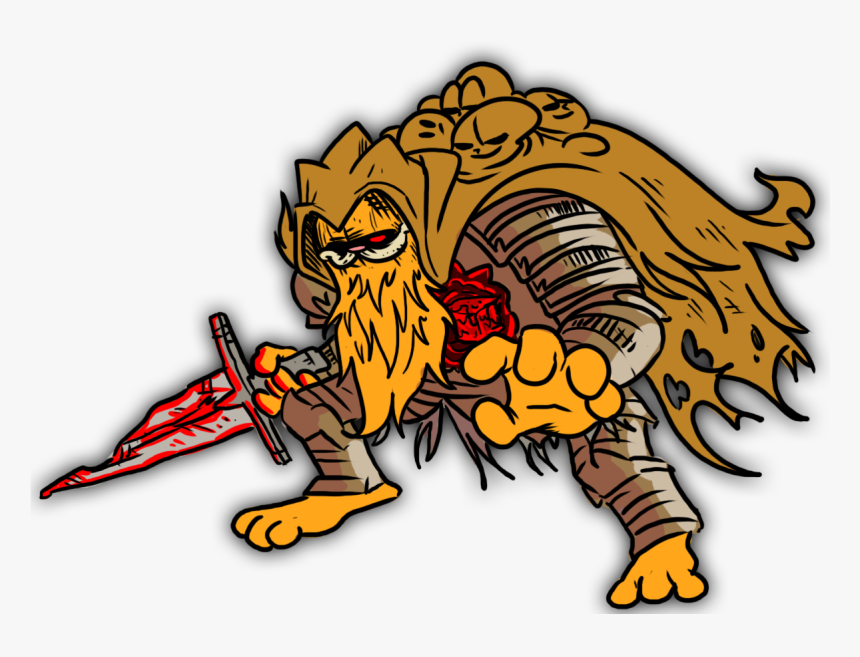 Solaire Of Astora , Png Download - Garfield Dark Souls Bosses, Transparent Png, Free Download