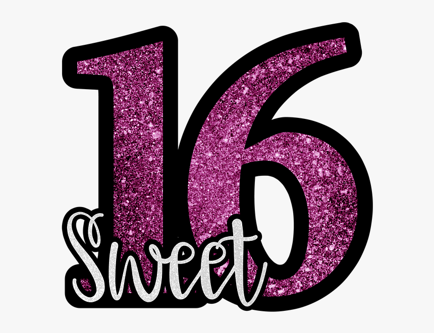 Sweet 16 Transparent, HD Png Download, Free Download