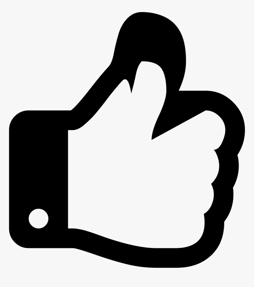 Thumbs Up Font Awesome - Thumb Up Icon Png, Transparent Png, Free Download