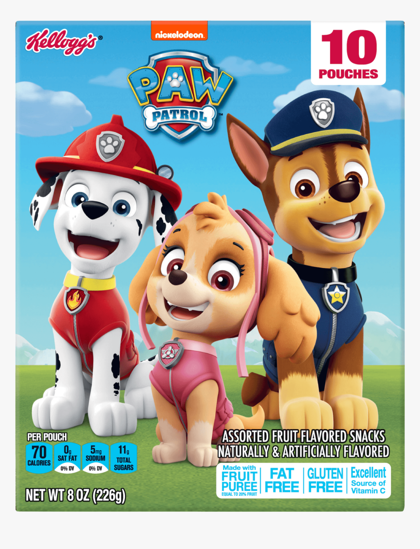 Kellogg's Paw Patrol Fruit Snacks, HD Png Download, Free Download