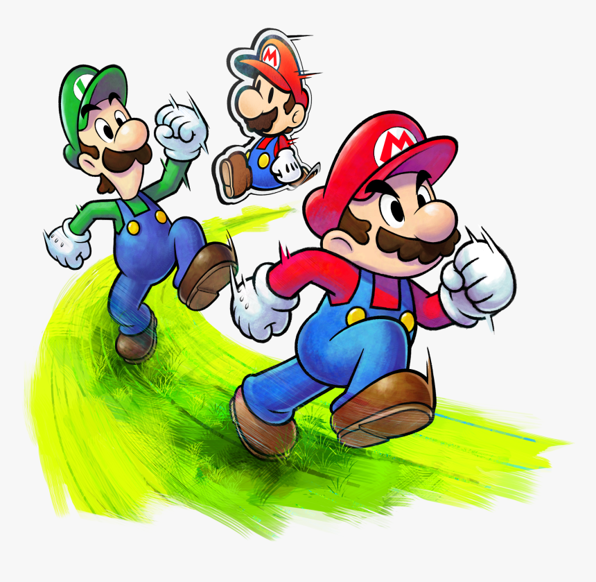 Transparent Luigi Face Png - Mario Y Luigi Paper Jam Mario, Png Download, Free Download