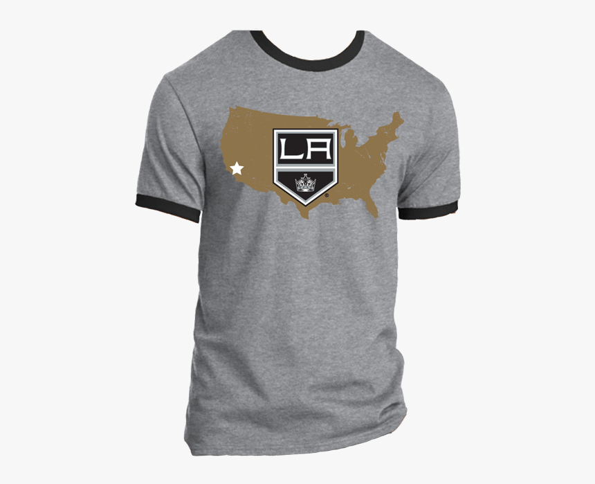 La Kings Nationwide 1 Ca Star Ringer T-shirt - Active Shirt, HD Png Download, Free Download