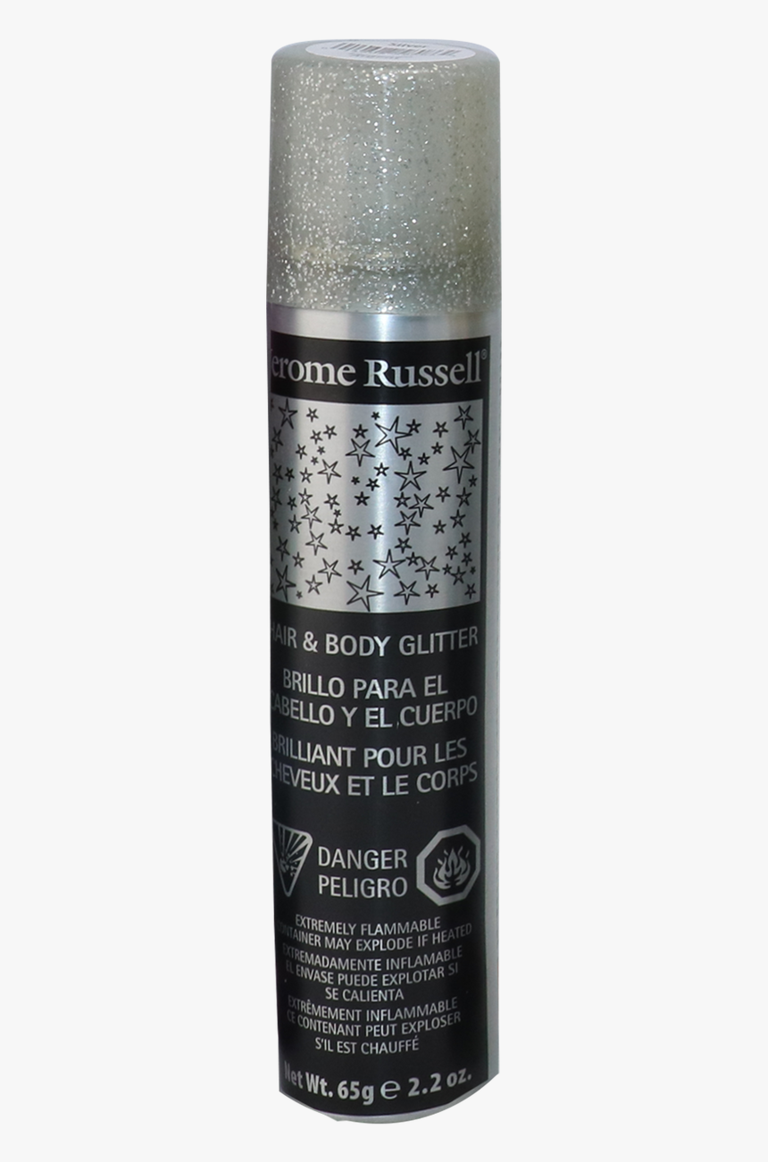 Jerome Russell Hair & Body Glitter Spray Silver Glitter - Cosmetics, HD Png Download, Free Download