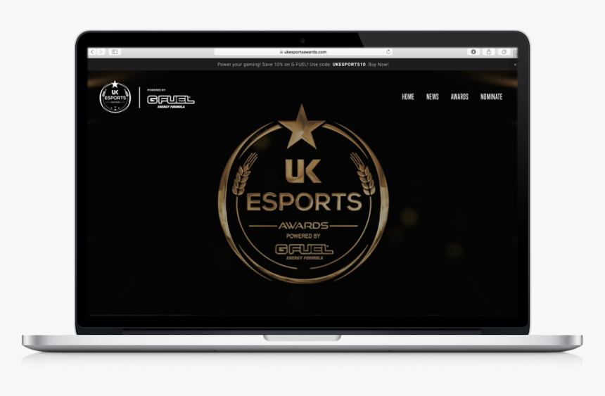 Uk Esports Awards Chameleon Website Design Development - Flat Panel Display, HD Png Download, Free Download