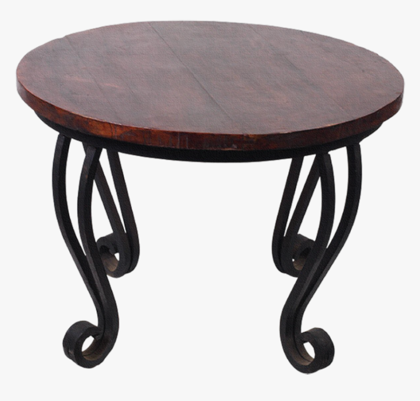 Round Brown Curvy Table Png Image - Table Images Png, Transparent Png, Free Download