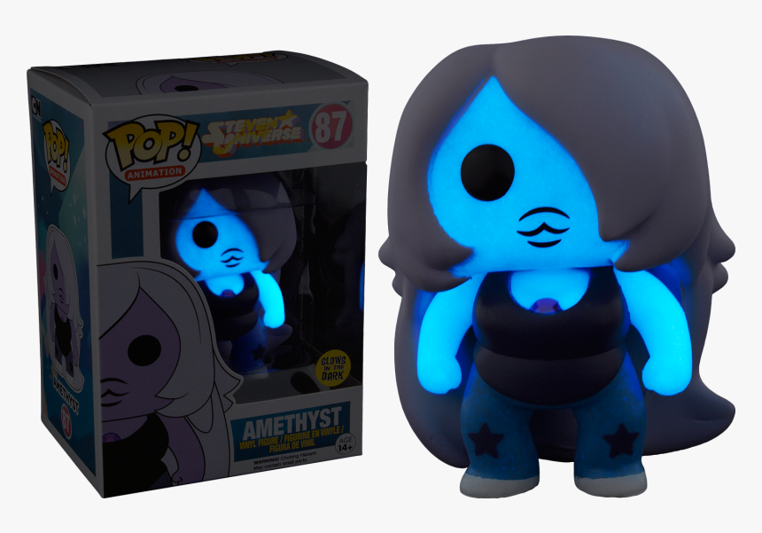 Amethyst Glow In The Dark Pop Vinyl Figure Glowing, HD Png Download, Free Download