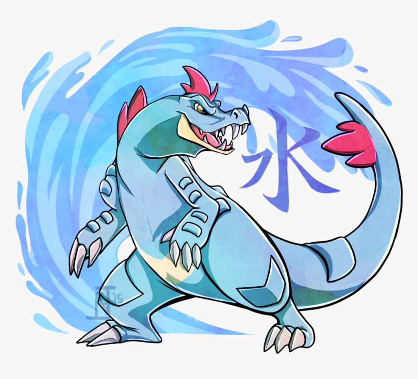 Cool Feraligatr , Png Download - Cartoon, Transparent Png, Free Download