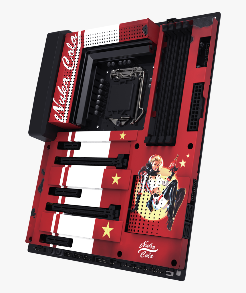 Nzxt H700 Nuka Cola , Png Download - N7 Z370 Nuka Cola Cover, Transparent Png, Free Download