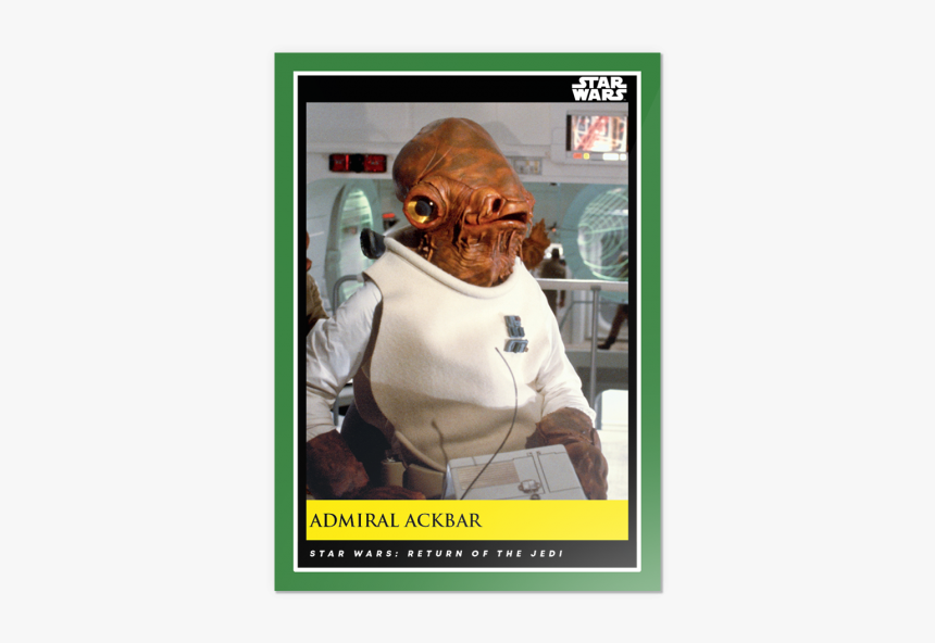 Star Wars Galactic Moments - Admirał Ackbar, HD Png Download, Free Download