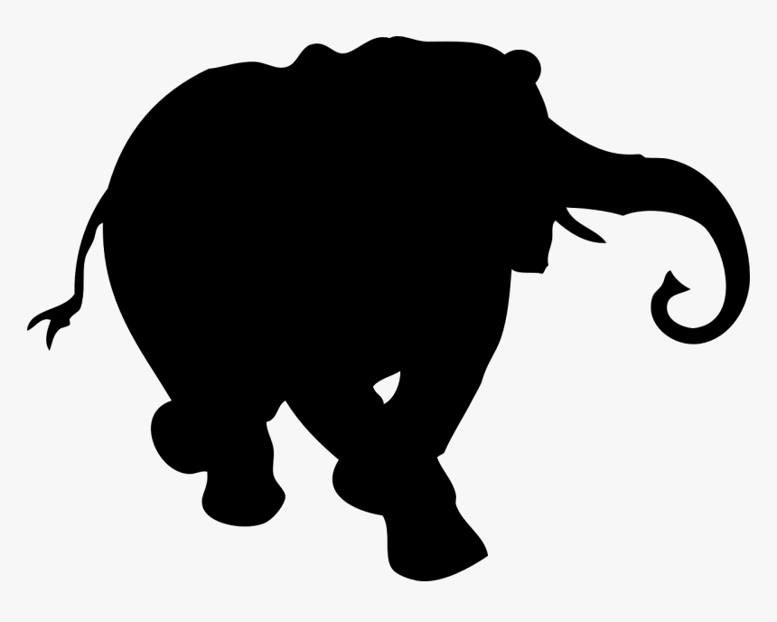 Elephant Clipart, Suggestions For Elephant - Animals Silhouette Clipart, HD Png Download, Free Download