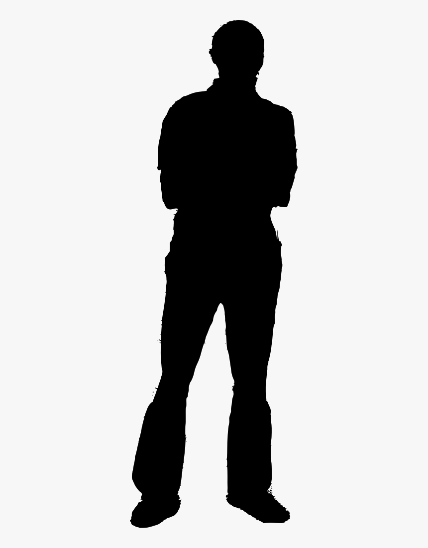 Man Silhouette Svg, HD Png Download - kindpng