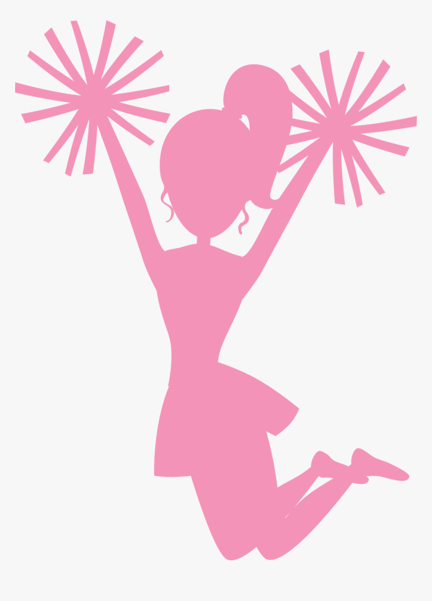Download Svg Silhouette Cheerleader Silhouette Cheerleader Clipart Png Transparent Png Kindpng