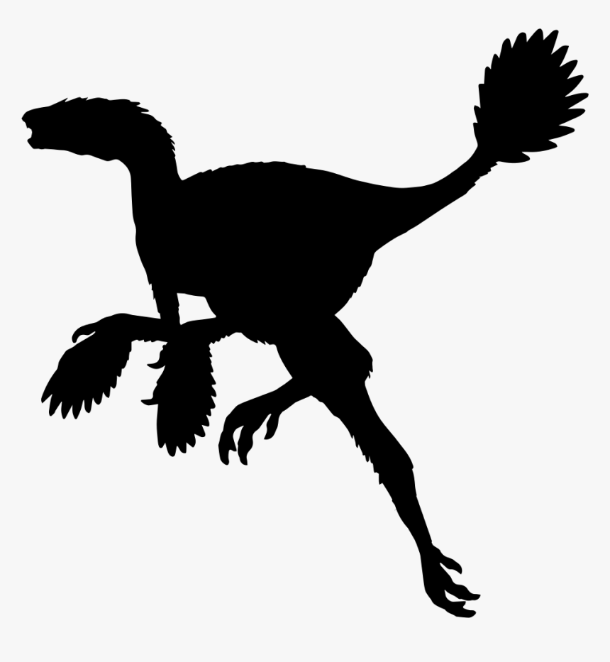 Caudipteryx Dinosaur Shape - Dinosaur, HD Png Download, Free Download