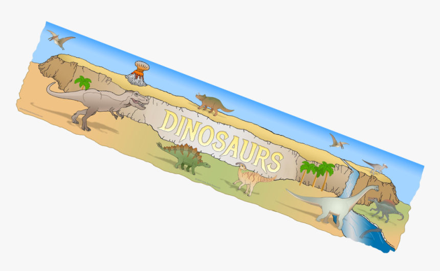 ‘dinosaurs’ Display Banner - Alligator, HD Png Download, Free Download