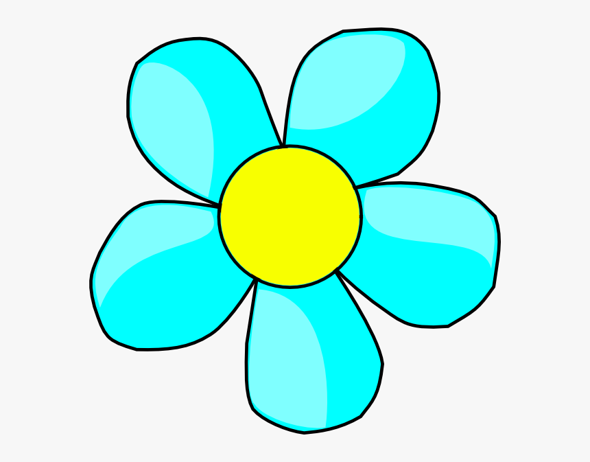 Blue Flower Clipart Flower Petals Clipart Hd Png Download Kindpng