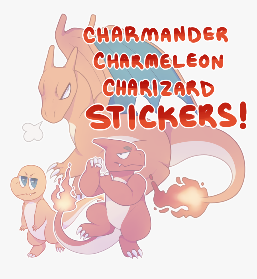 Charmander, Charmeleon, Charizard - Cartoon, HD Png Download, Free Download