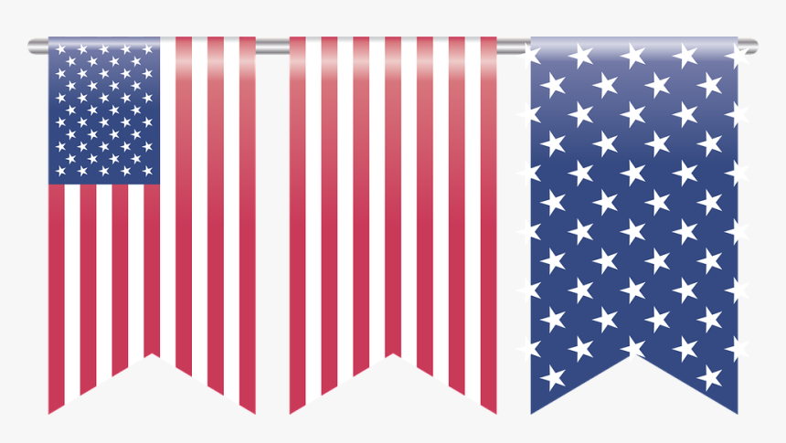 American Flag Banner - Happy Labor Day Images Free, HD Png Download, Free Download