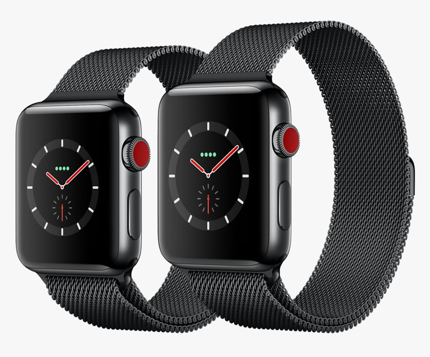 Product Image - 38mm Apple Watch 3 Black, HD Png Download, Free Download