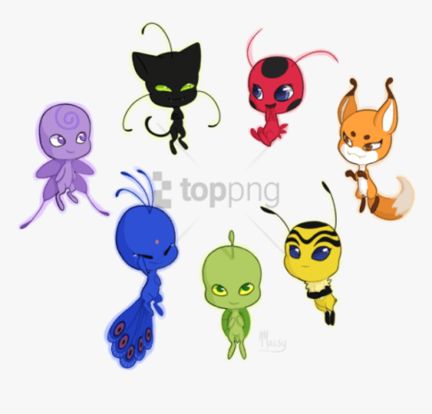 Free Png Download “almost Rainbow Colours Plagg Ruined - Miraculous Ladybug Plagg Bee, Transparent Png, Free Download