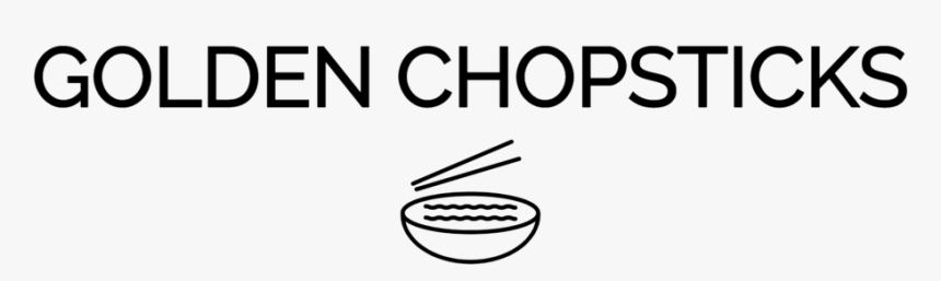 Golden Chopsticks Logo Black, HD Png Download, Free Download