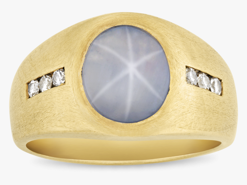 Men"s Star Sapphire Ring, - Ring, HD Png Download, Free Download