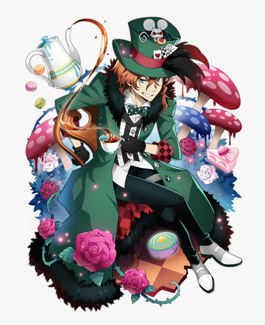 Bungo Stray Dogs - Chuuya Nakahara Mad Hatter, HD Png Download, Free Download