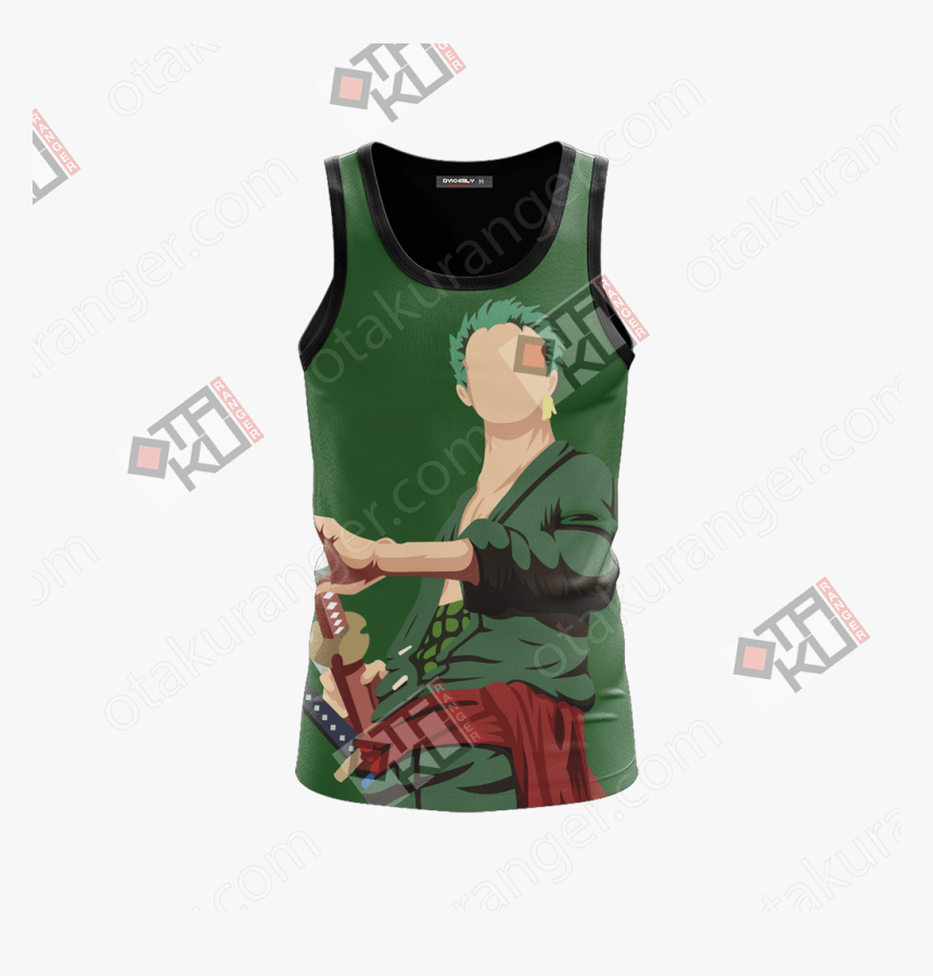 One Piece Roronoa Zoro Minimalist 3d Tank Top - Vest, HD Png Download, Free Download