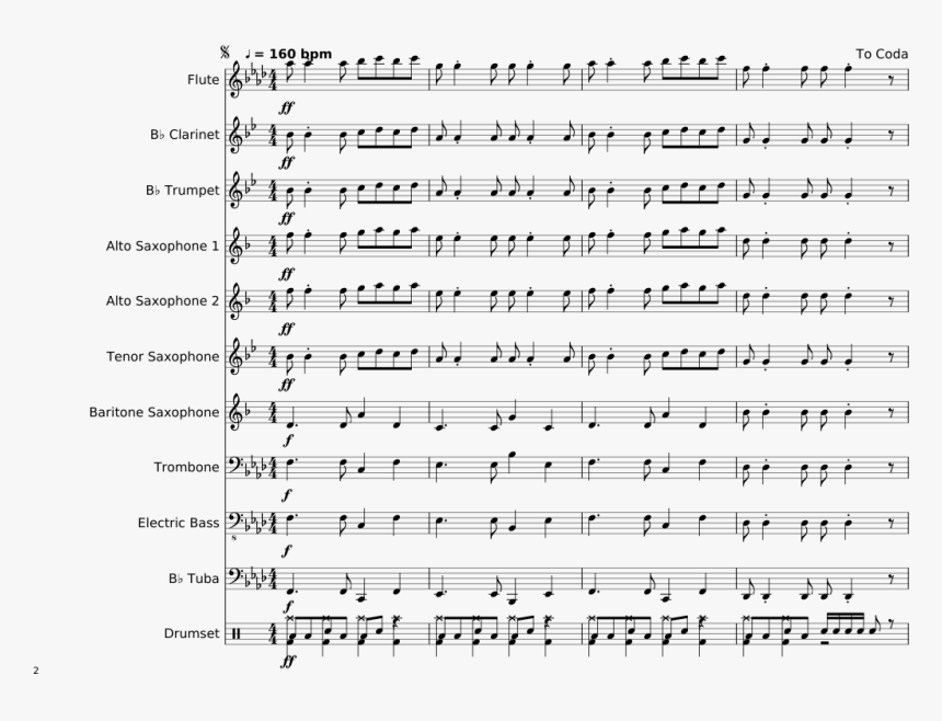 Baby Shark Clarinet Sheet Music, HD Png Download, Free Download