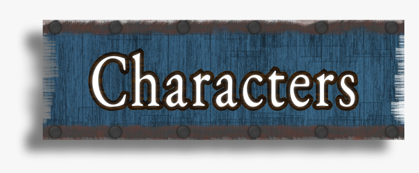 Characters - Signage, HD Png Download, Free Download