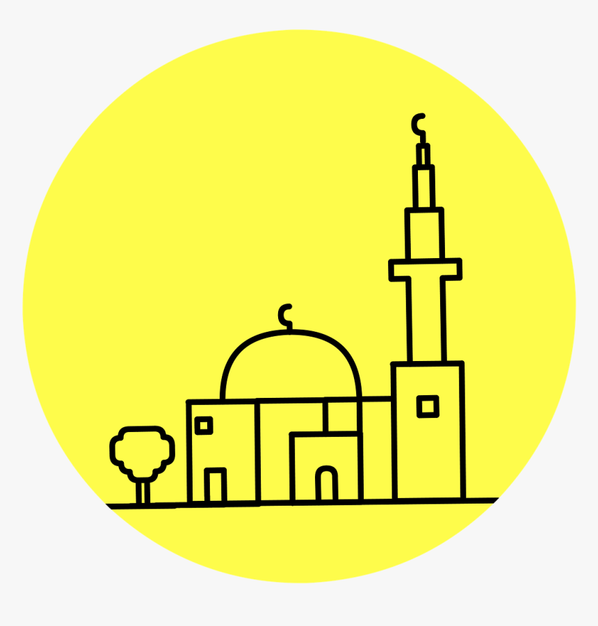 Mosque Cut Out Silhouette - The Blue Mosque, HD Png Download, Free Download