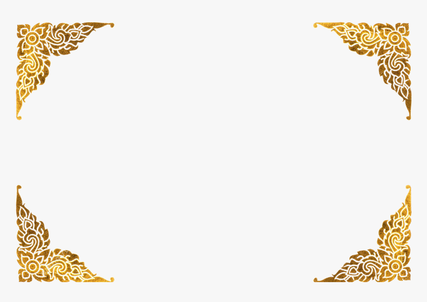 Golden Border Png Download - Thai Border, Transparent Png, Free Download