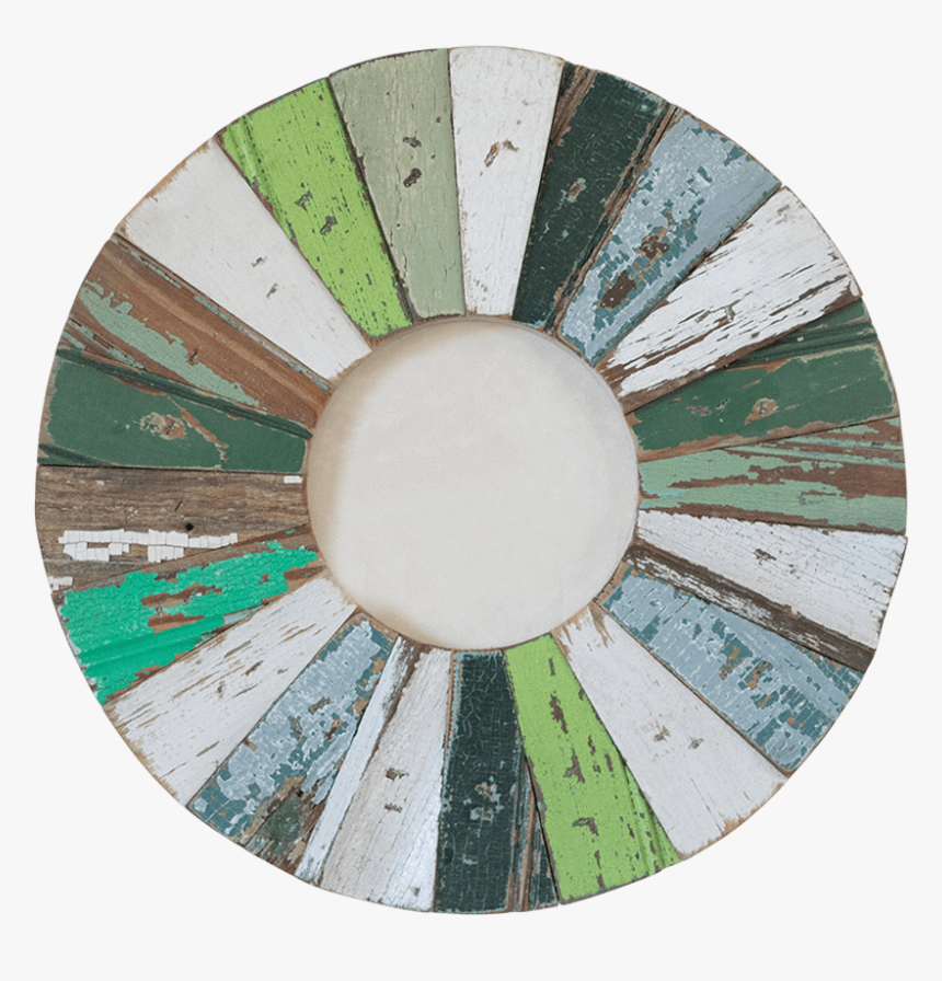 Porthole Reclaimed Wood Frame - Circle, HD Png Download, Free Download