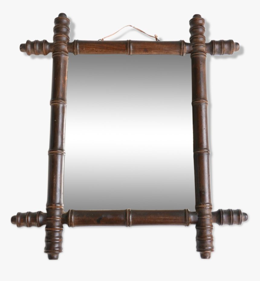 Mirror Frame In Faux Bamboo From The 20"s - Antique, HD Png Download, Free Download