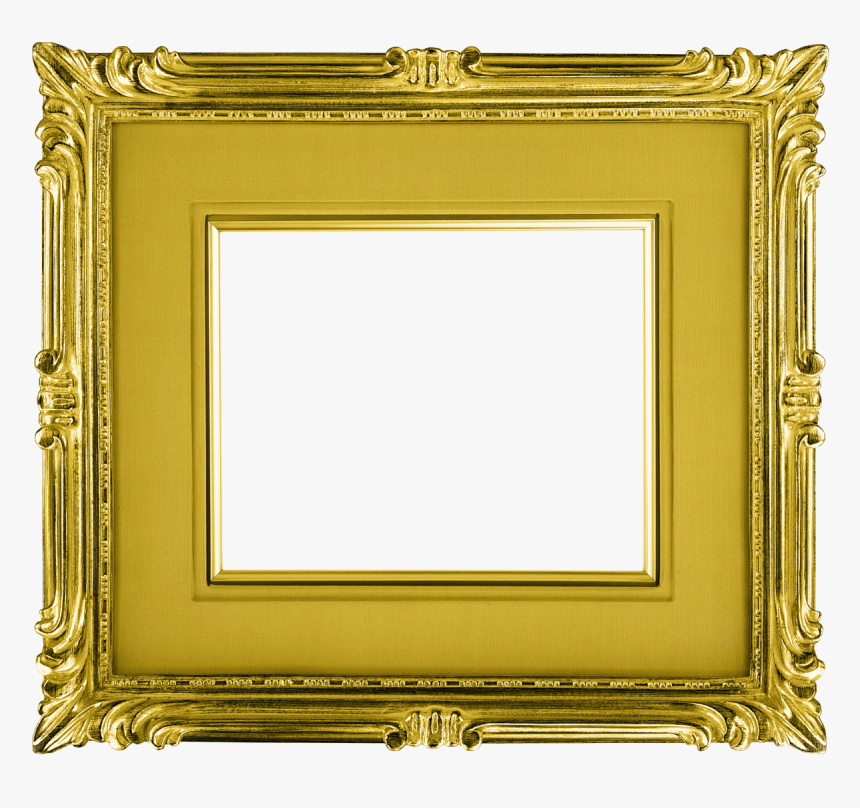 Golden Frame Png - Transparent Gold Photo Frame, Png Download, Free Download