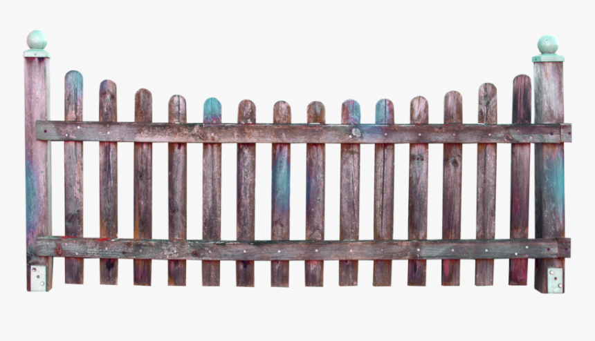 Old Wood Fence Png, Transparent Png, Free Download