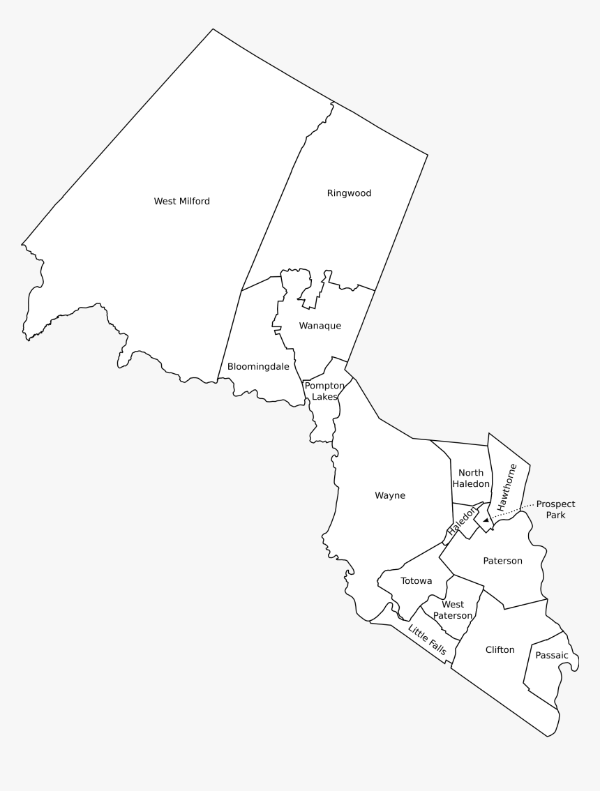 Passaic County Zip Code Map