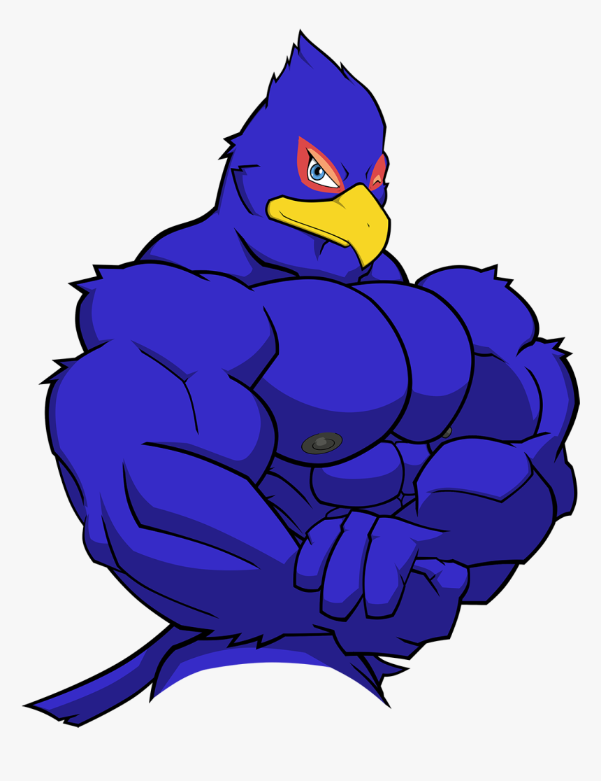 Biceptember Falco - Cartoon, HD Png Download, Free Download