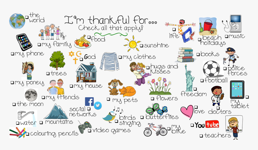 Thanksgiving Thankful For Esl, HD Png Download, Free Download