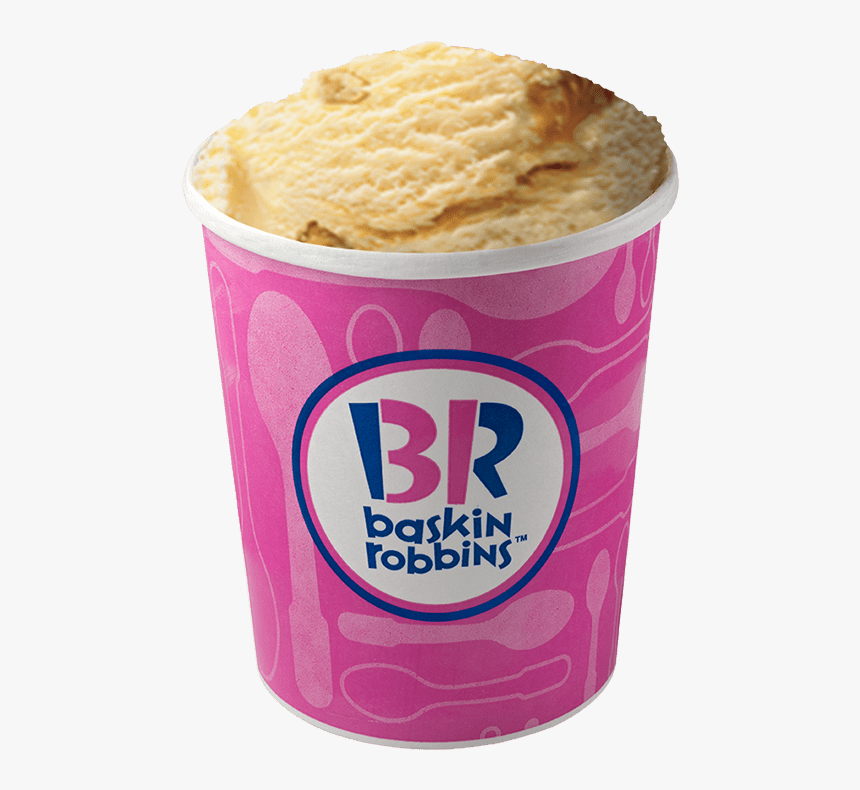 Gold Swirl Png , Png Download - Baskin Robbins Butterscotch Ice Cream, Transparent Png, Free Download