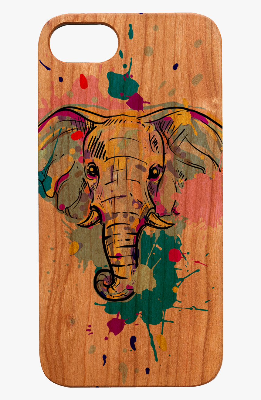 Cherry Wood - Elephant Vector Images In Color, HD Png Download, Free Download