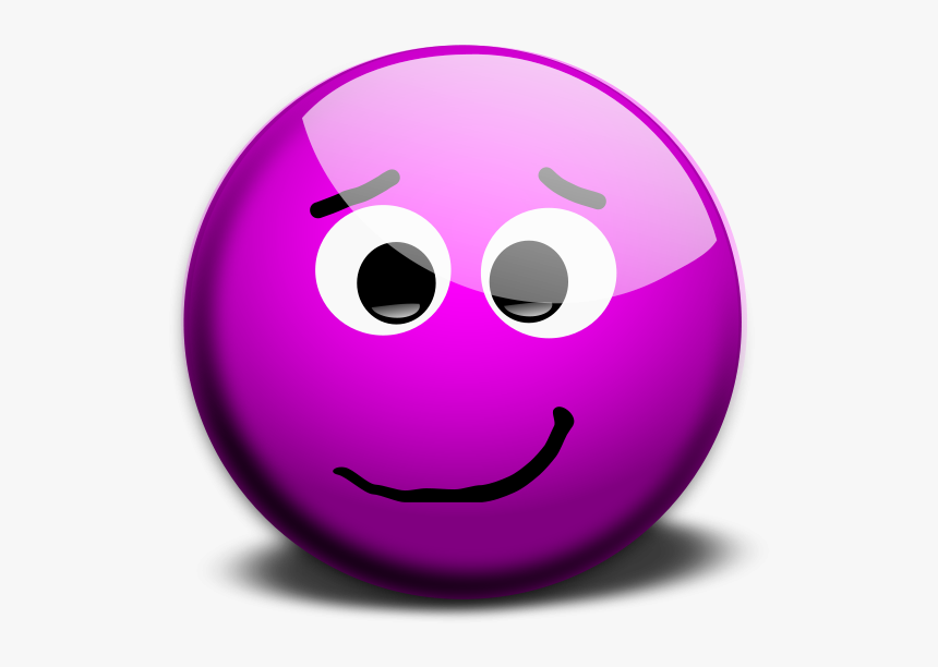 Purple M Face Smileys - Smiley Emoticon, HD Png Download, Free Download