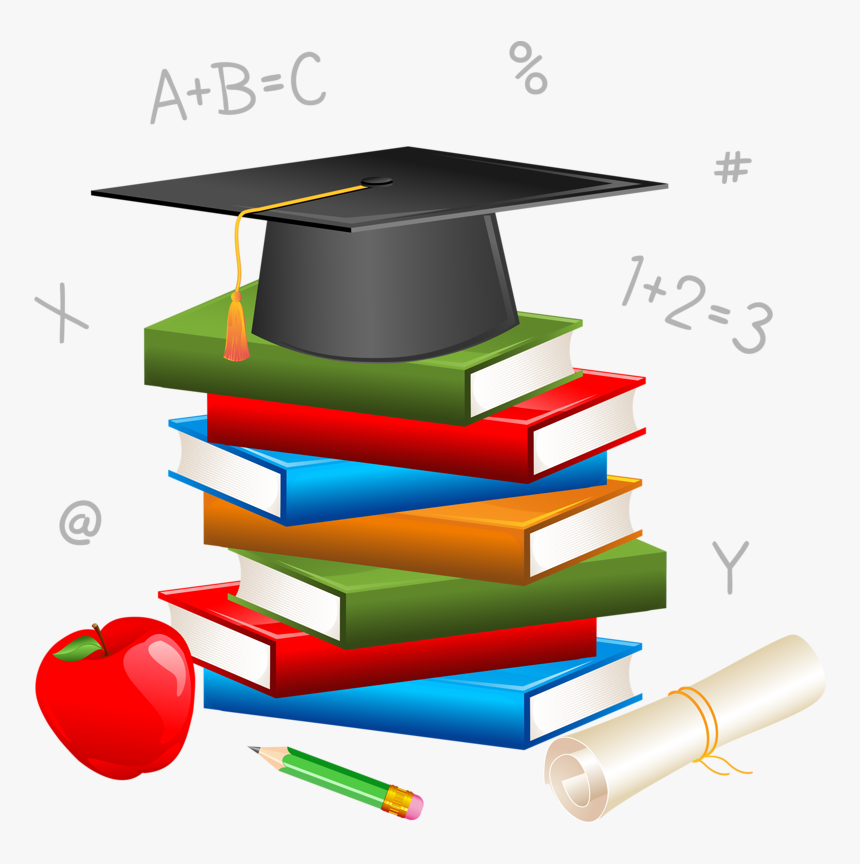 Cup Clipart Graduation - Transparent Background Education Clipart, HD Png Download, Free Download