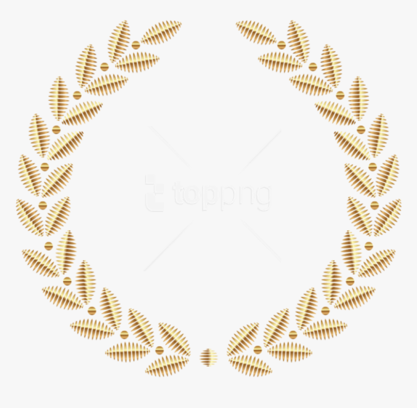 Free Png Golden Wreath Png Images Transparent - Честит 60 Годишен Юбилей, Png Download, Free Download