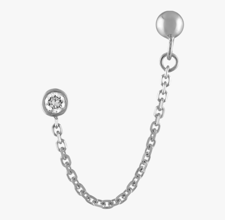 Hoop Earring Chain, HD Png Download, Free Download