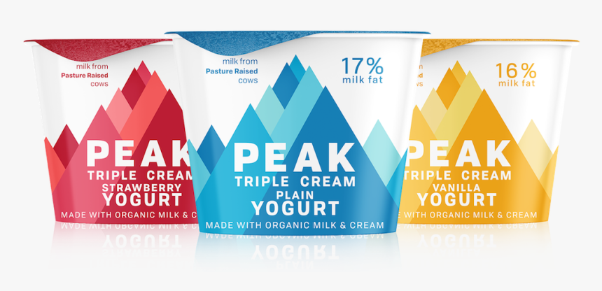 Peak Triple Cream Yogurt, HD Png Download, Free Download