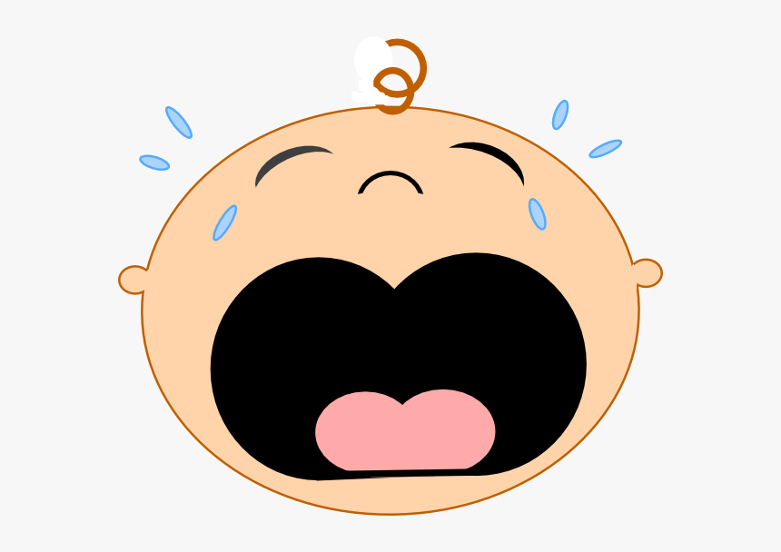 cartoon baby crying clipart