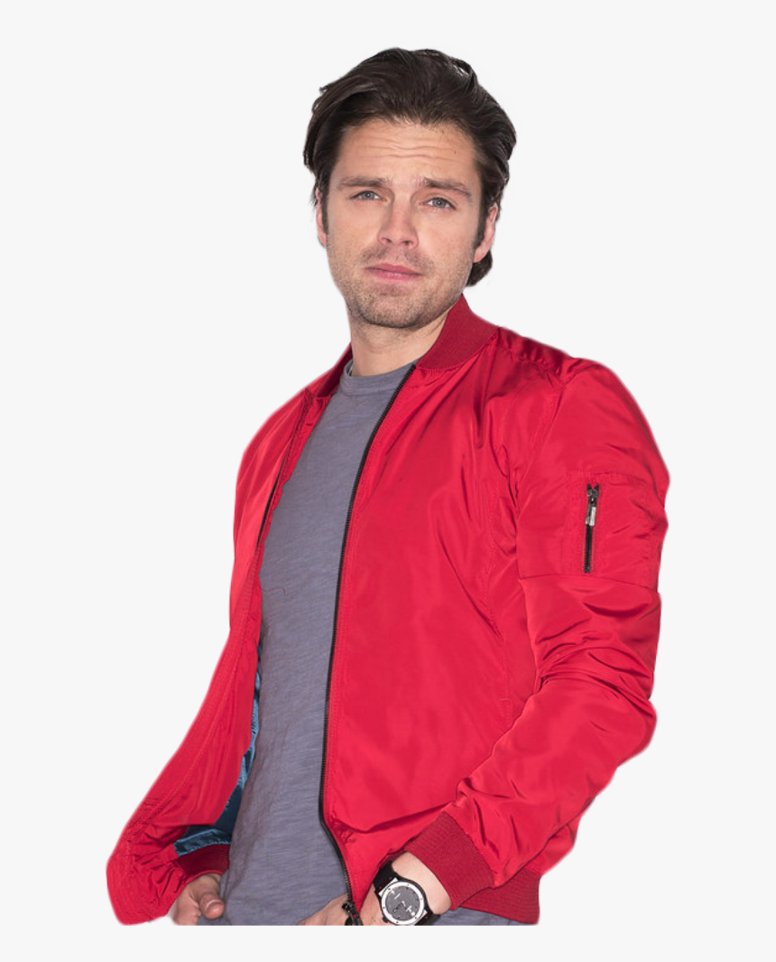 Sebastian Stan Bomber Jacket , Png Download - Sebastian Stan, Transparent Png, Free Download