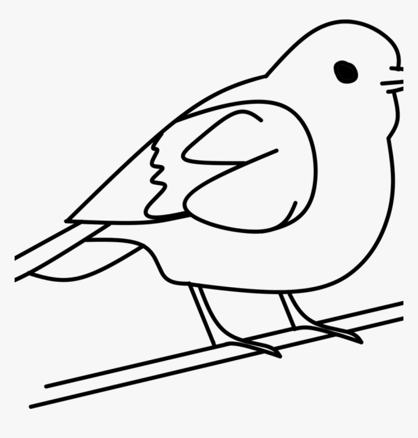 bird clipart black and white